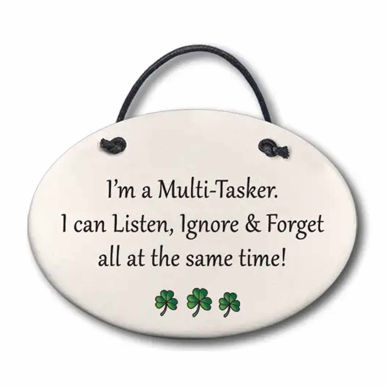 PLAQUES, SIGNS & POSTERS IRISH OVAL CERAMIC MEDIUM PLAQUE -
