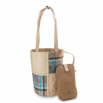 ACCESSORIES ISLANDER ORLAGH BUCKET TOTE w HARRIS TWEED Islander Check