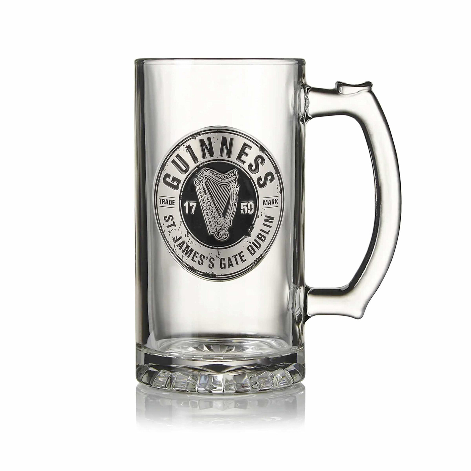 BARWARE GUINNESS PEWTER LOGO TANKARD