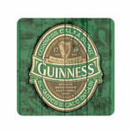 BARWARE GUINNESS SINGLE COASTER - Nostalgic Grn Label