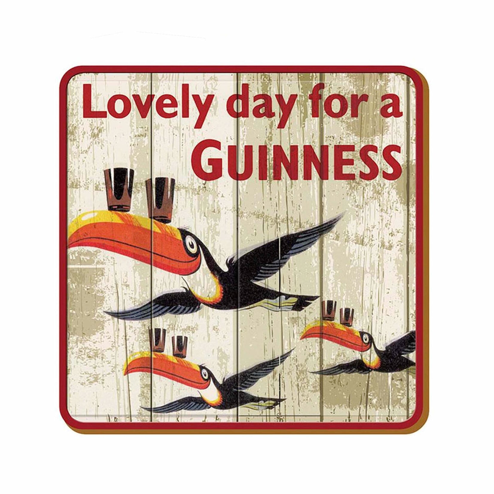 BAR GUINNESS SINGLE COASTER - Nostalgic Toucans