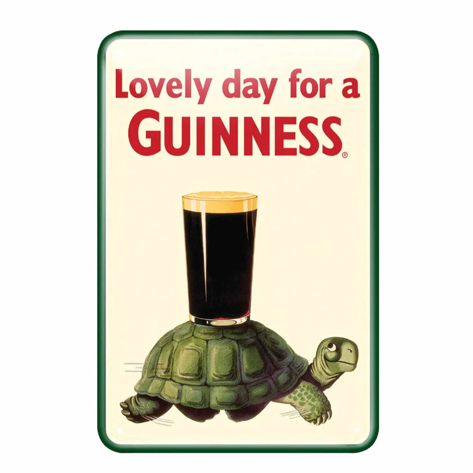 PLAQUES, SIGNS & POSTERS GUINNESS METAL SIGN - Tortoise
