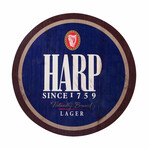 PLAQUES, SIGNS & POSTERS HARP BLUE LABEL WOODEN BOTTLE TOP WALL DECOR