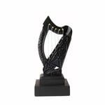 DECOR IRISH TURF CRAFTS - BARDIC HARP 6"