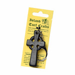 KEYCHAINS/CAR/ETC IRISH TURF CRAFTS - CELTIC CROSS KEYRING