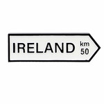 NOVELTY IRELAND MAGNET - IRL Road Sign