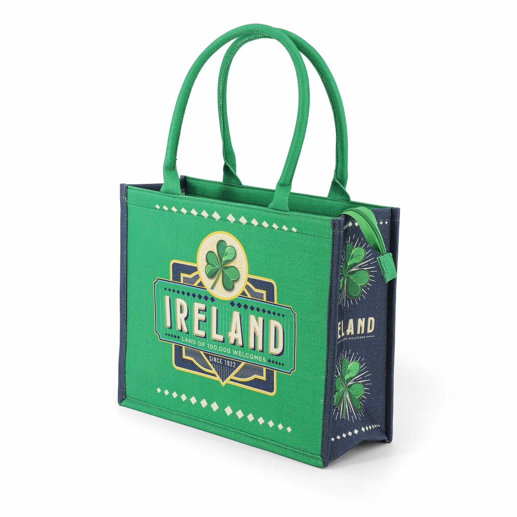 NOVELTY IRELAND VINTAGE ZIP TOTE