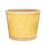 GARDEN NICHOLAS MOSSE MED INDOOR CACHE POT - Yellow Lawn