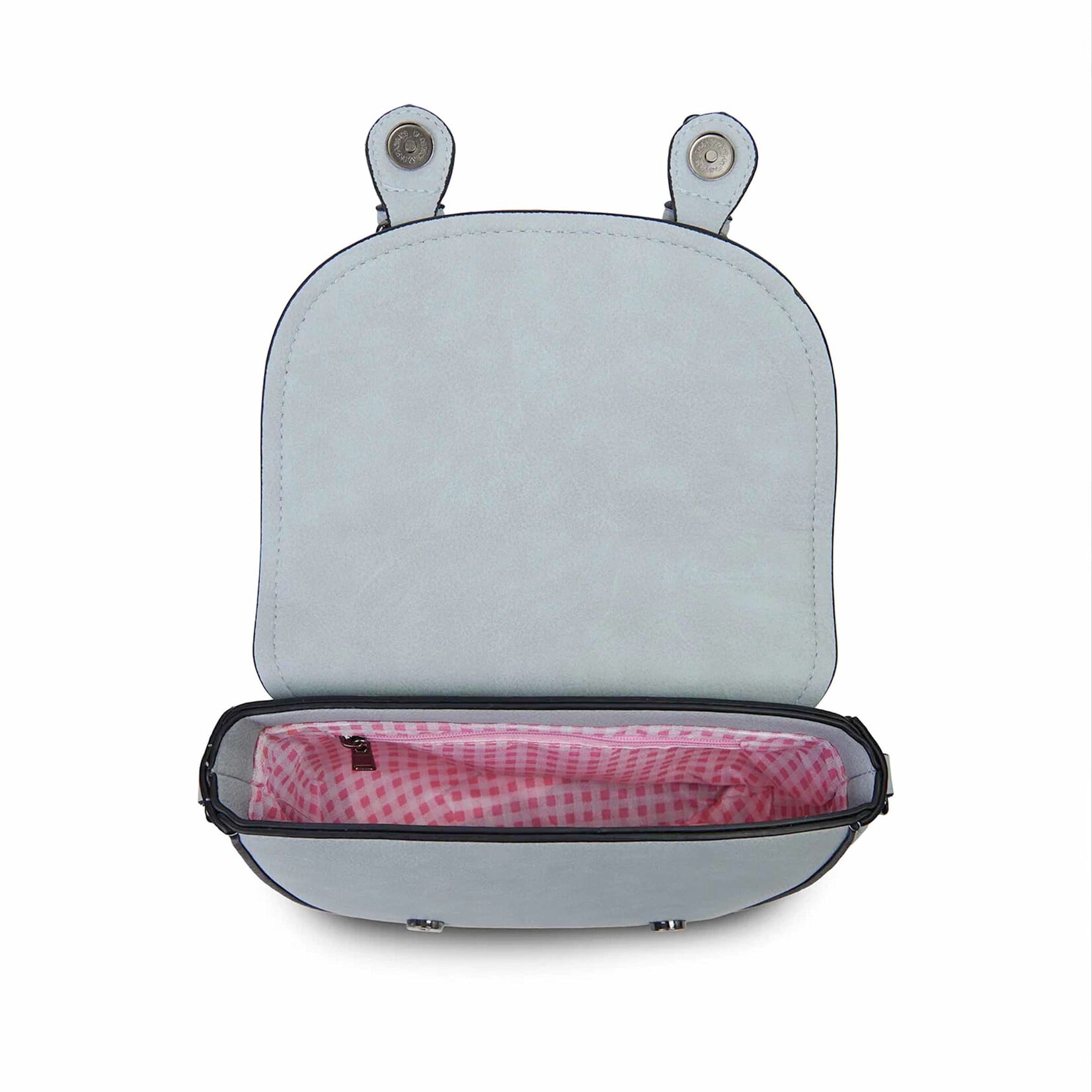 ACCESSORIES ISLANDER MINI COBBLE w HARRIS TWEED Blue Tartan