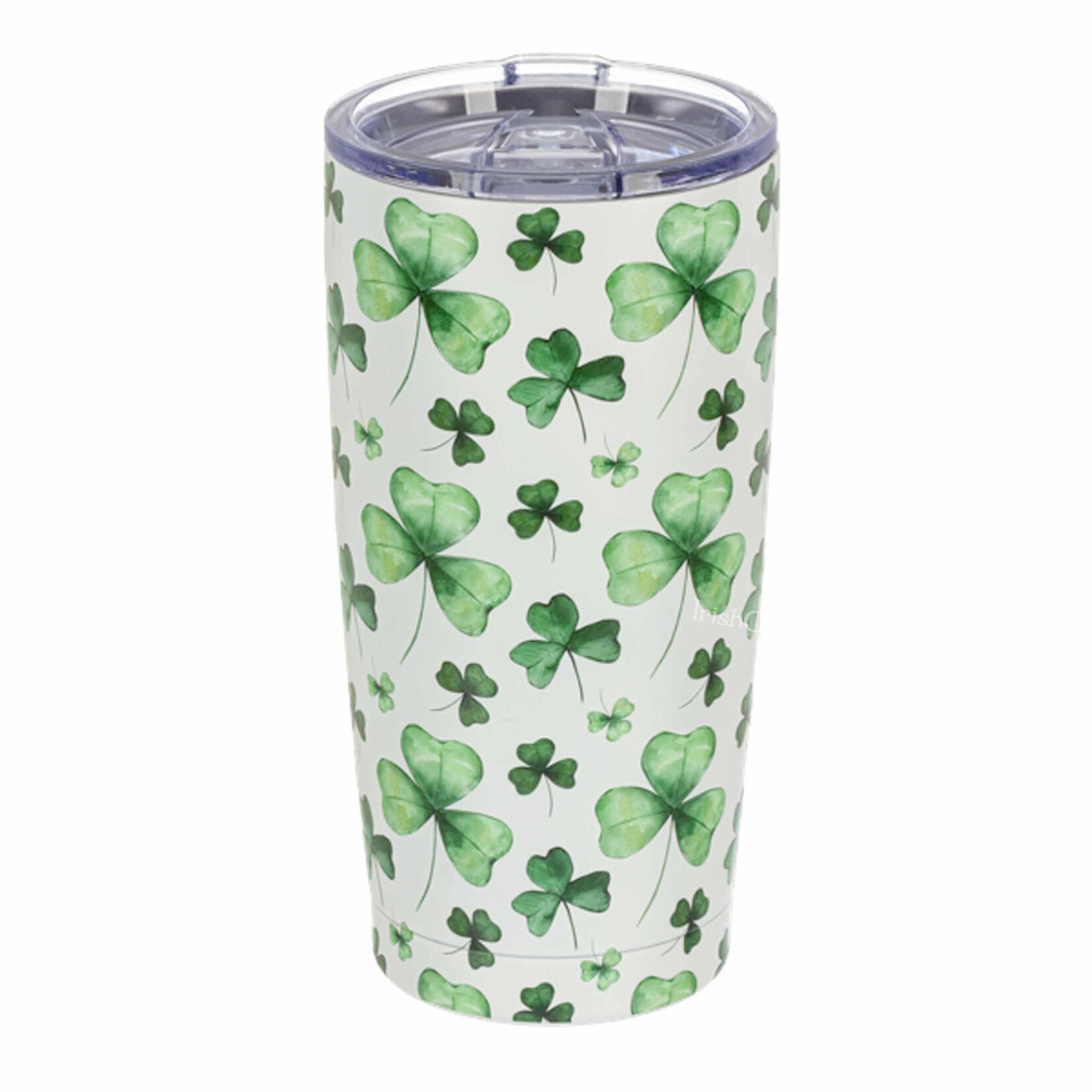NOVELTY STAINLESS STEEL 20oz SHAMROCK TUMBLER