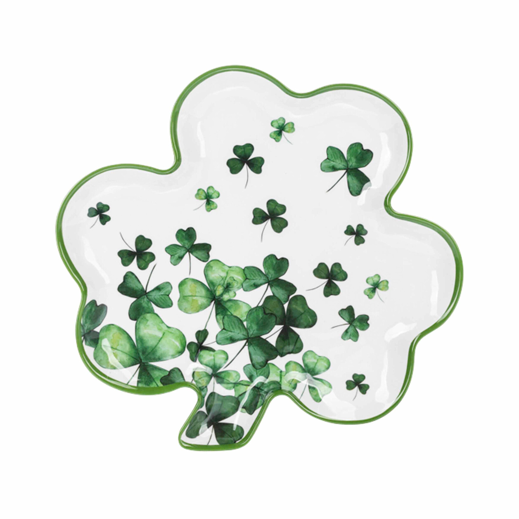 NOVELTY NOVELTY SHAMROCK SHAPED PLATE