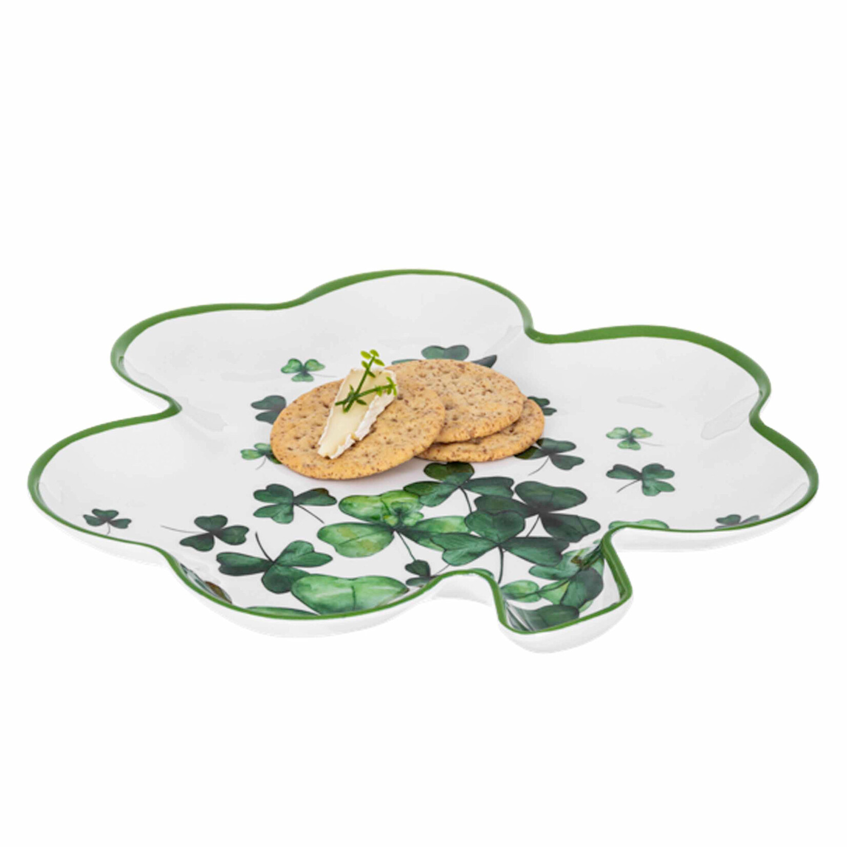 NOVELTY NOVELTY SHAMROCK SHAPED PLATE