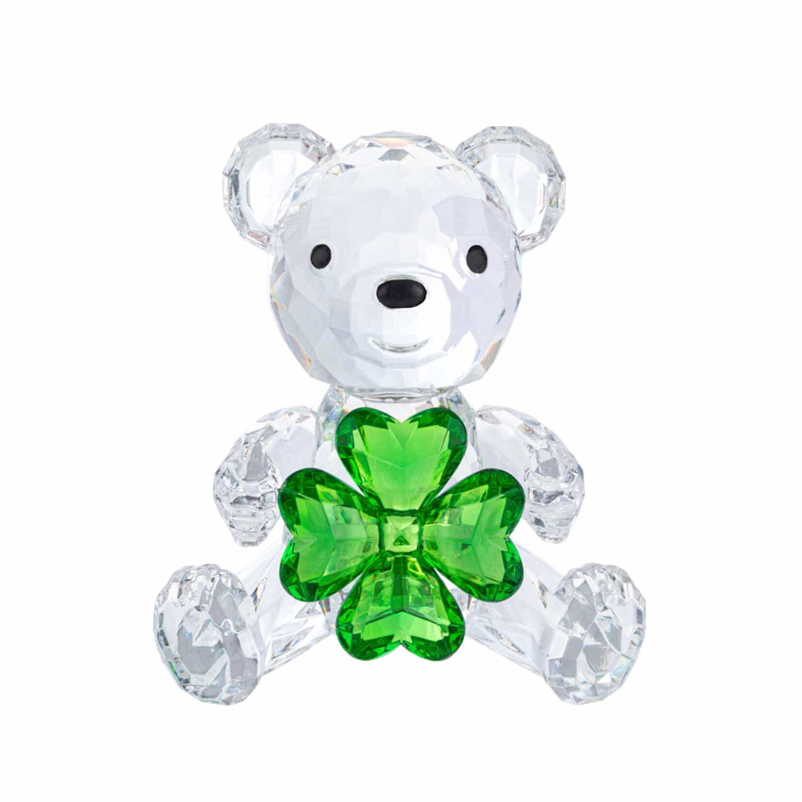 NOVELTY CRYSTAL LUCKY CLOVER BEAR