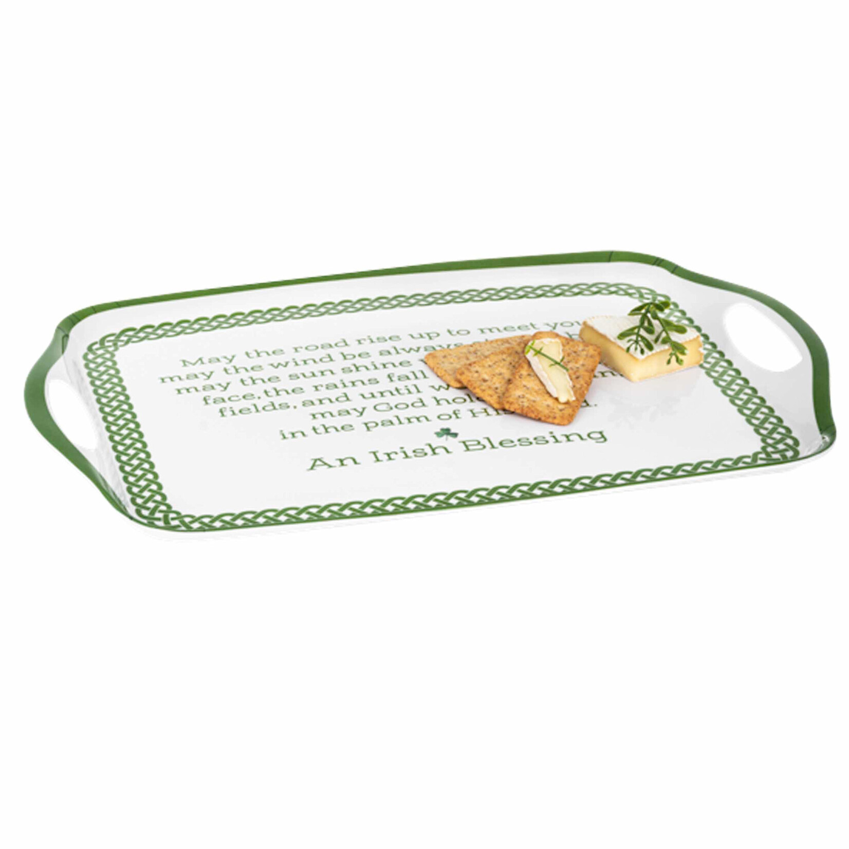PLATES, TRAYS & DISHES AN IRISH BLESSING SERVING TRAY