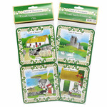KITCHEN & ACCESSORIES LAND of SHAMROCKS COASTERS (Set of 4)