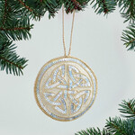 ORNAMENTS IRISH LINEN ORNAMENT - 4 Trinity Knot