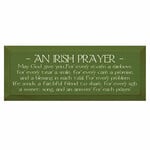 PLAQUES, SIGNS & POSTERS AN IRISH PRAYER - WOOD SIGN