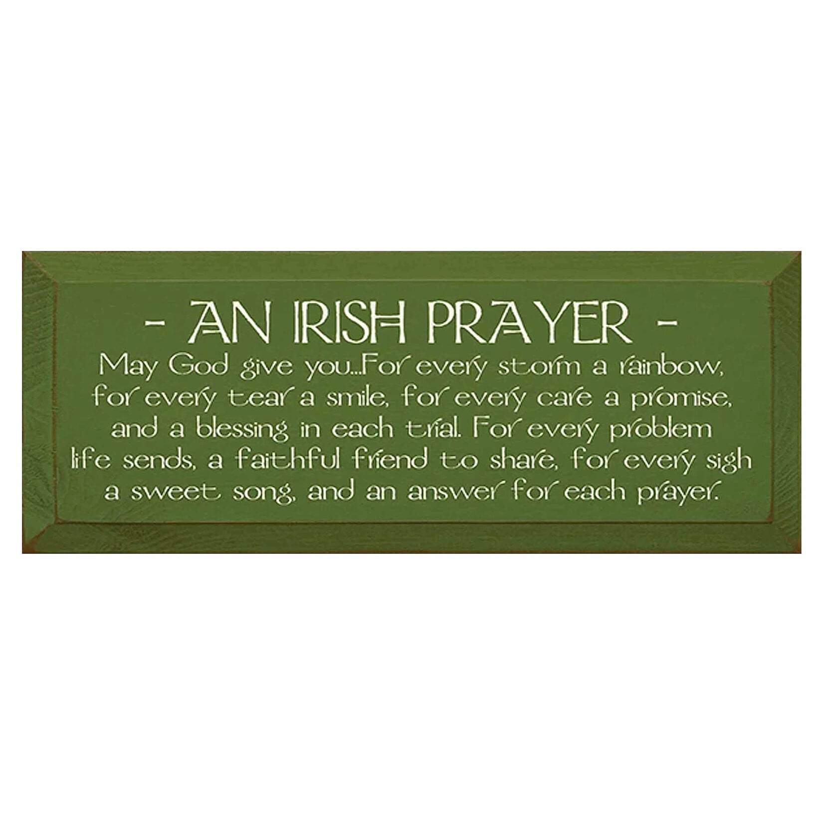 PLAQUES, SIGNS & POSTERS AN IRISH PRAYER - WOOD SIGN