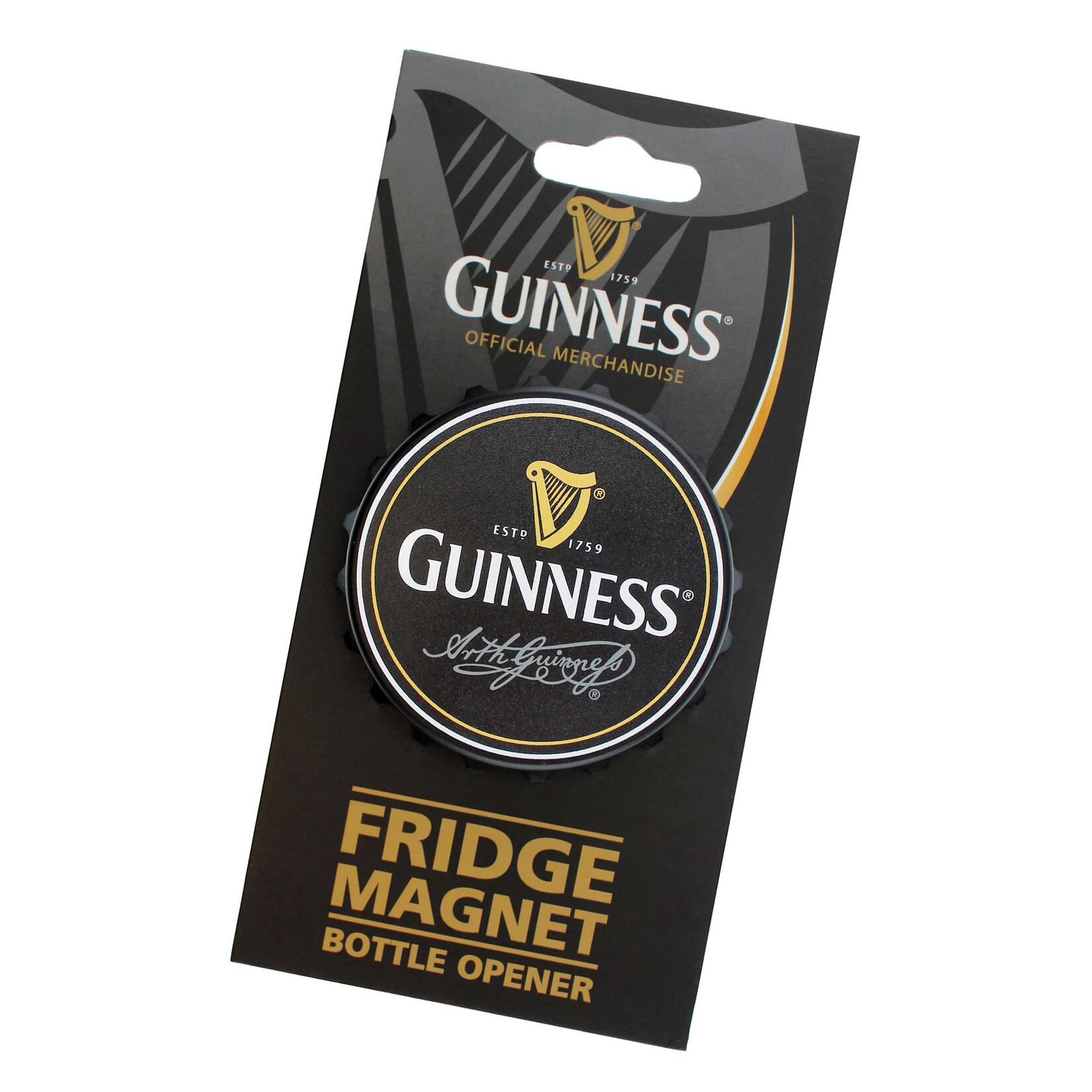 BARWARE GUINNESS BOTTLE OPENER SCREWCAP MAGNET