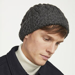 CAPS & HATS ARAN TRELLIS BEANIE HAT