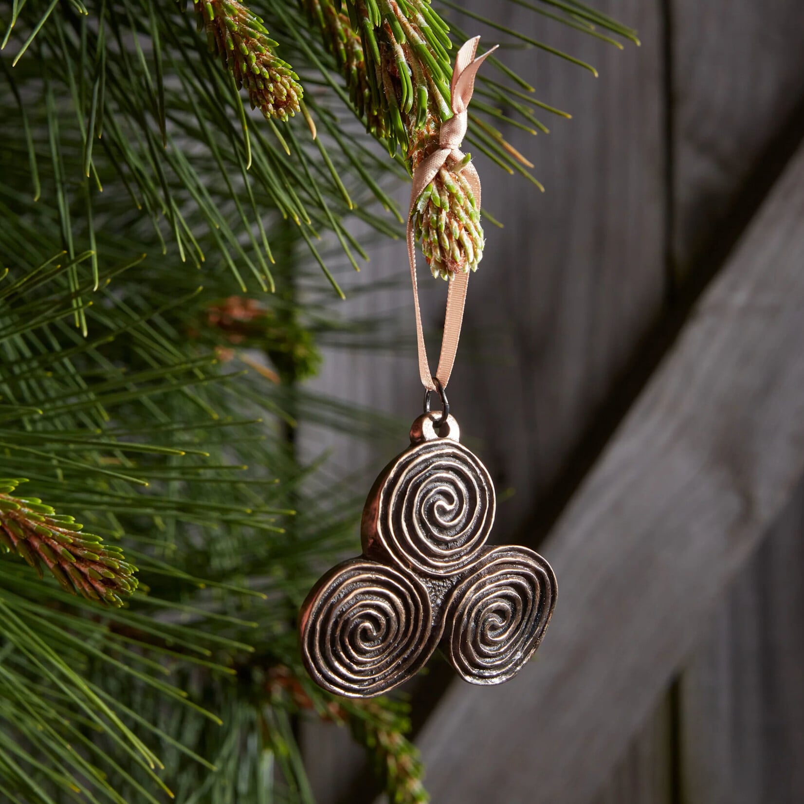 ORNAMENTS WILD GOOSE BRONZE ORNAMENT - Triple Spiral
