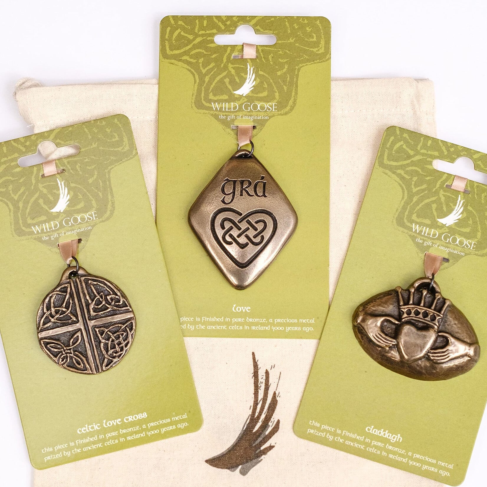 ORNAMENTS WILD GOOSE BRONZE ORNAMENT - Gra / Love
