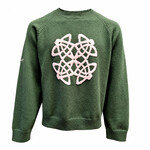 SWEATERS CELTIC KNOT SAGE GRN JUMPER