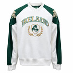 SWEATERS IRL CRESTED CREAM & GRN JUMPER