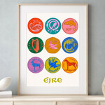 PLAQUES, SIGNS & POSTERS IRISH ART PRINT - Vintage Coins