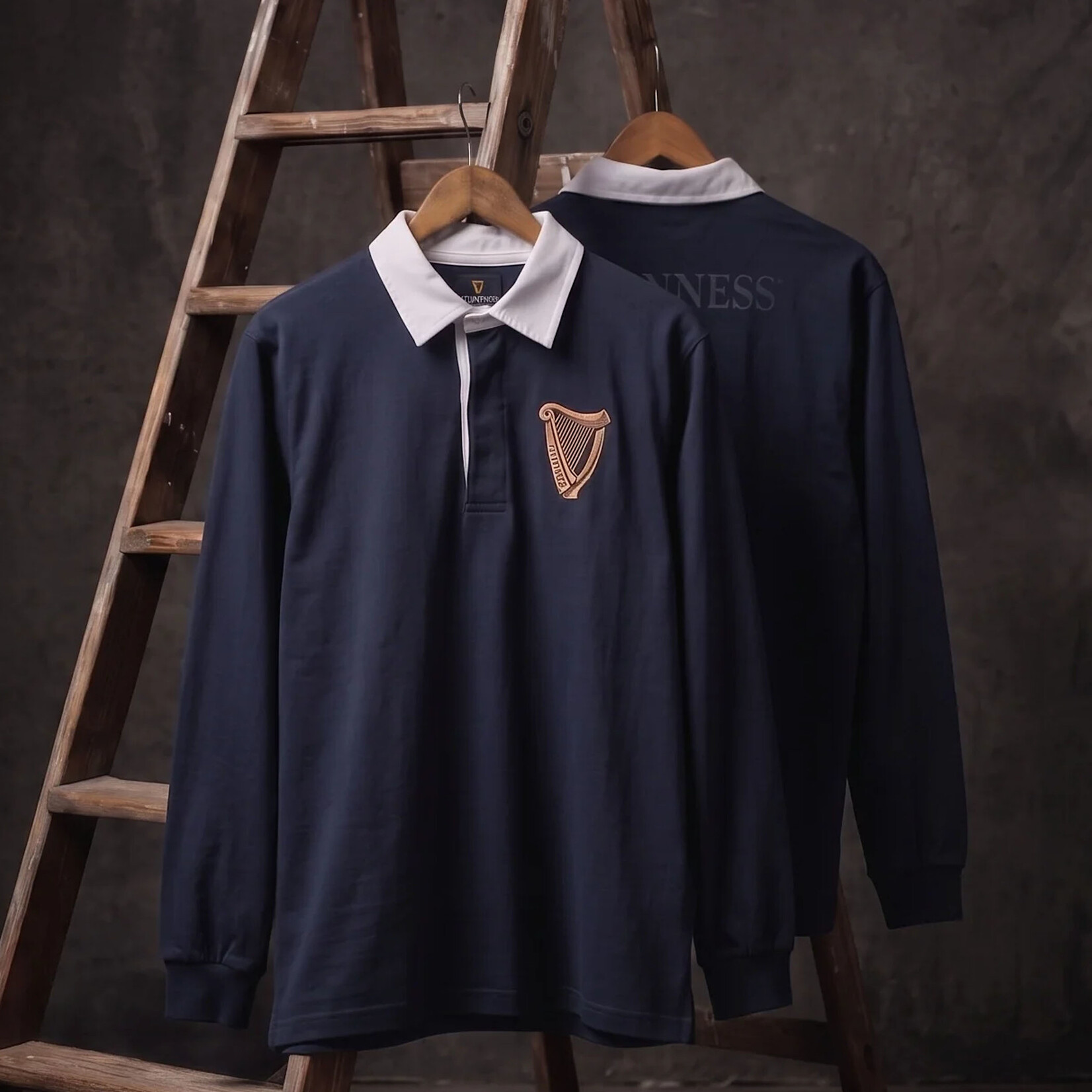 SPORTSWEAR GUINNESS NAVY HARP TRADITIONAL RUGBY