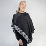 CAPES & RUANAS BILL BABER WALLACE SHAWL - Charcoal