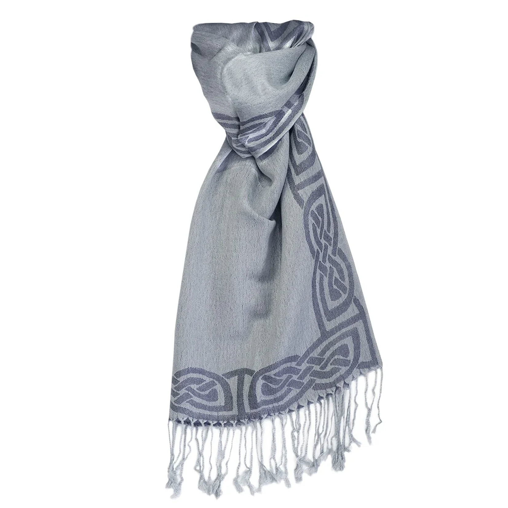 ACCESSORIES PF PASHMINA CELTIC STYLE SCARF - Denim