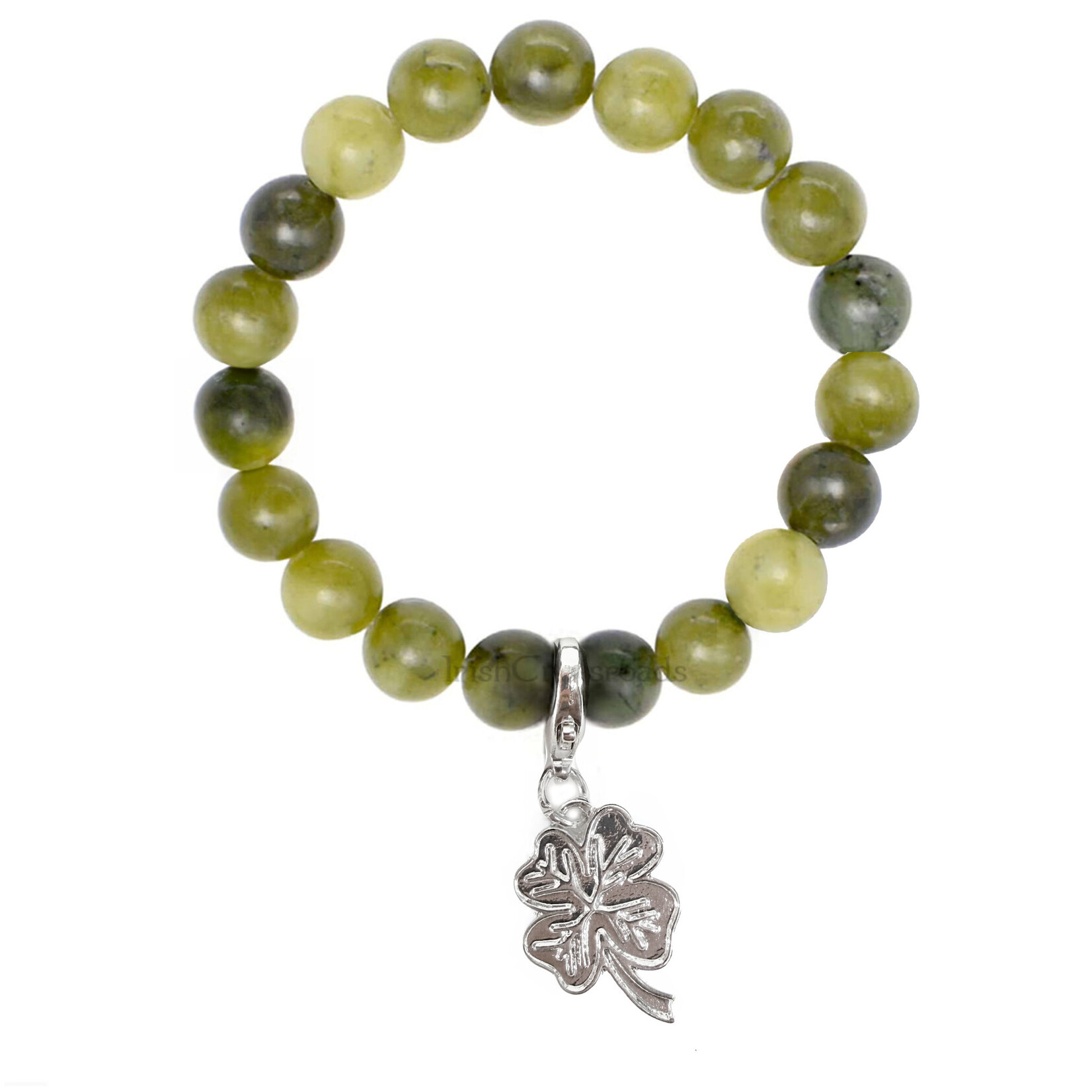 BRACELETS & BANGLES CONNEMARA BEAD STRETCH BRACELET - Lucky Clover
