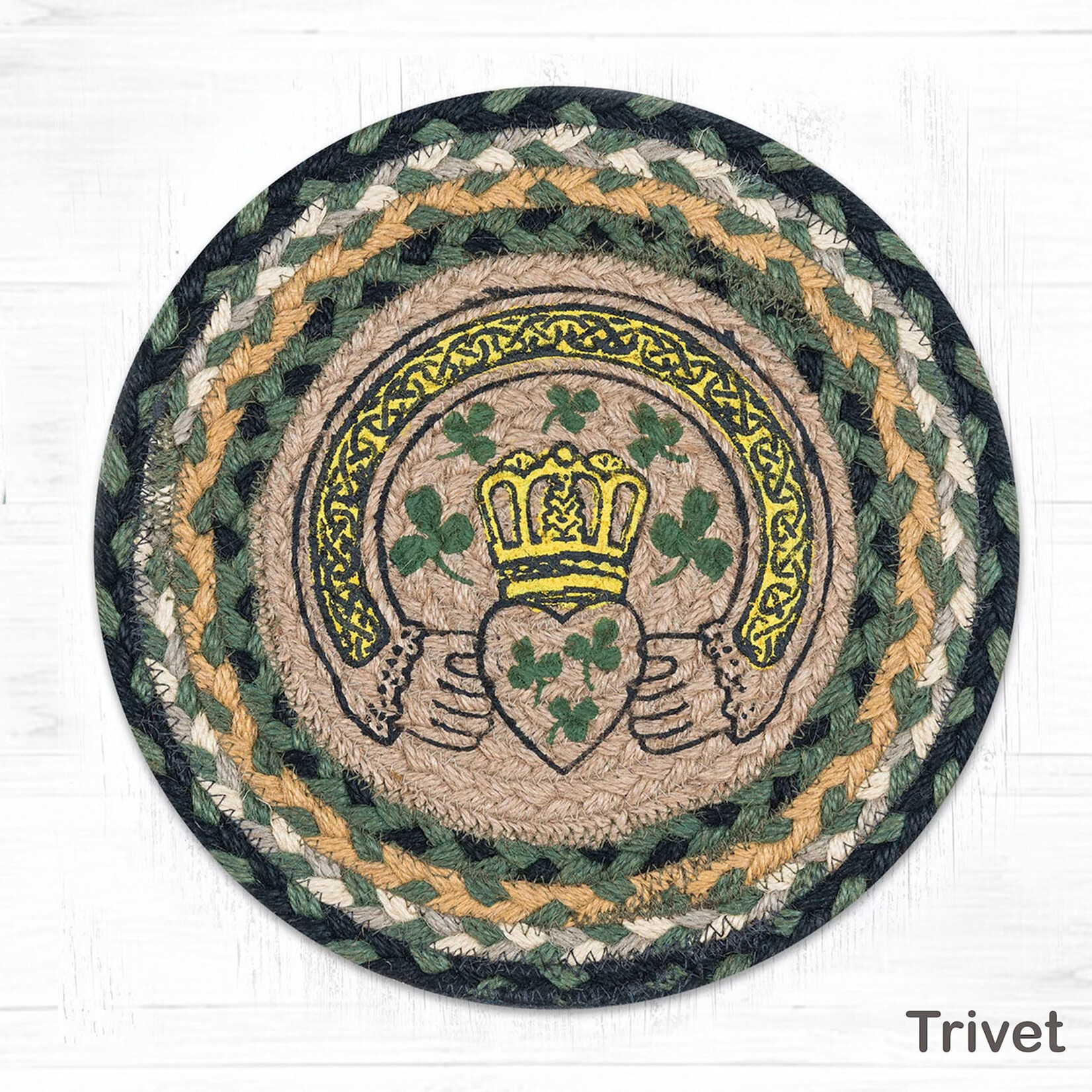 KITCHEN & ACCESSORIES CLADDAGH JUTE TRIVET