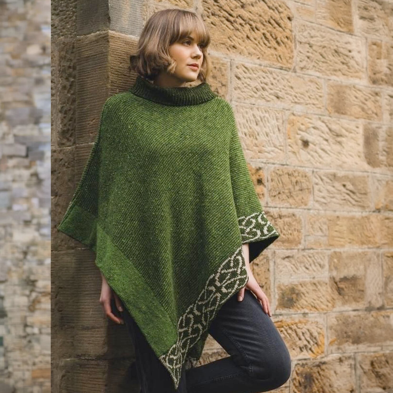 CAPES & RUANAS BILL BABER DONEGAL MULL CAPE - Clover