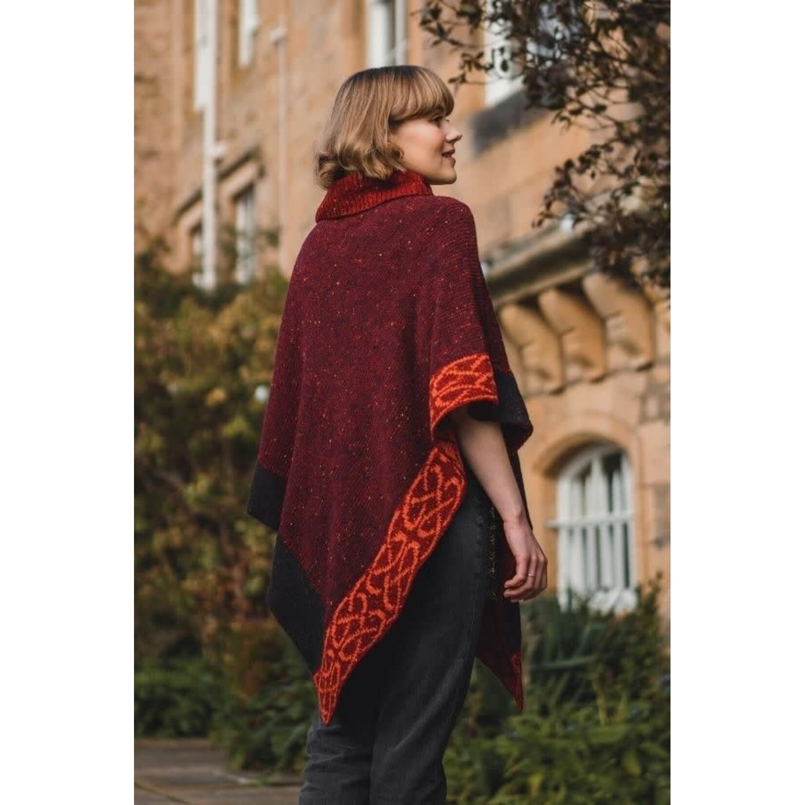 CAPES & RUANAS BILL BABER DONEGAL MULL CAPE - Bordeaux