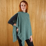 CAPES & RUANAS BILL BABER TRILLICK LINEN & COTTON CAPE - Green