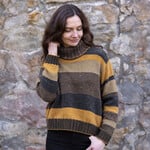 SWEATERS BILL BABER STRIPE MARCIA - Bronze