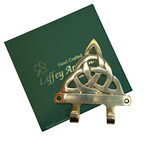 DECOR TRINITY KNOT SML BRASS KEY RACK