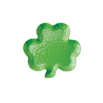 KITCHEN & ACCESSORIES NOVELTY SHAMROCK SHAPE MELAMINE PLATE - Sml