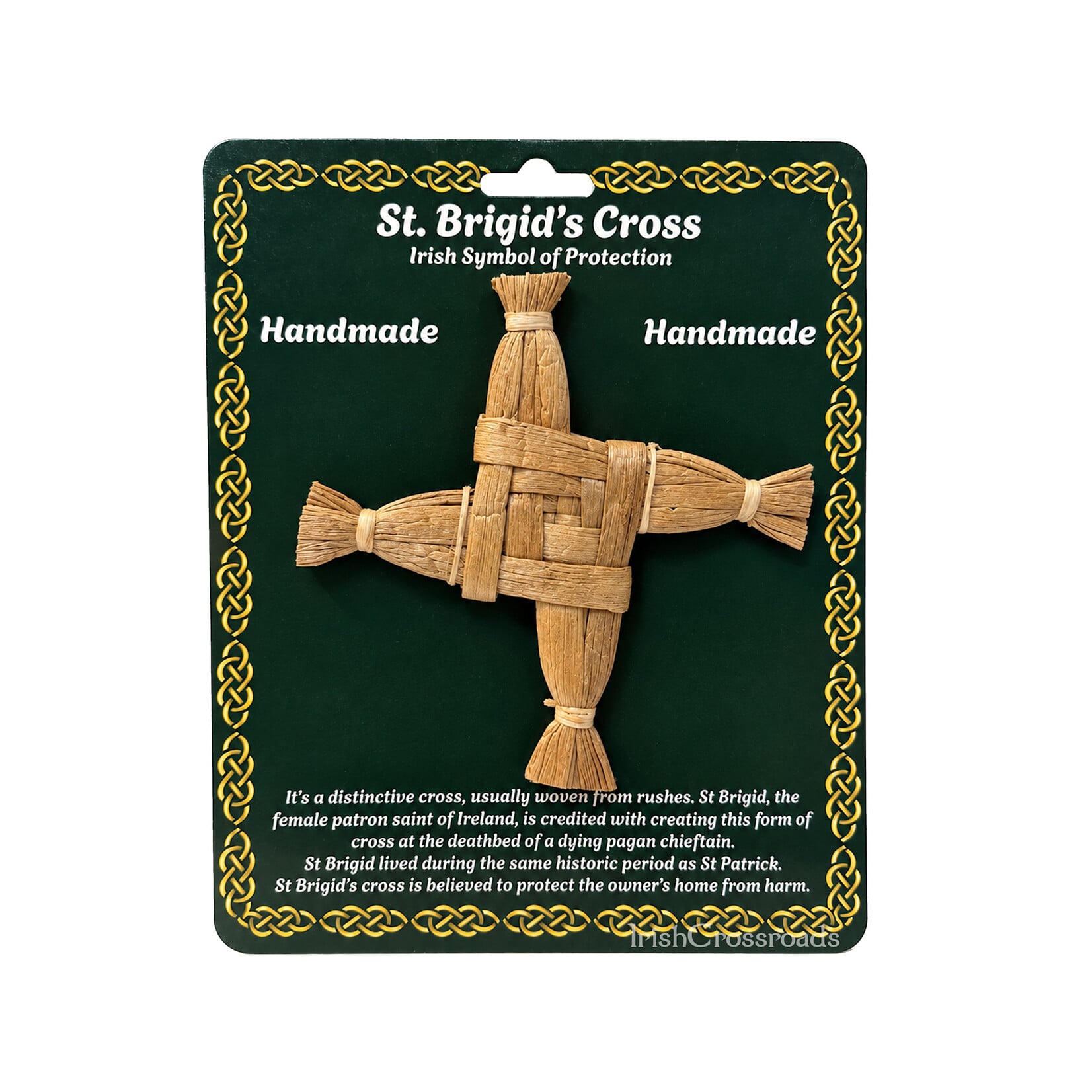 DECOR REED RUSH ST. BRIGID CROSS - 5”