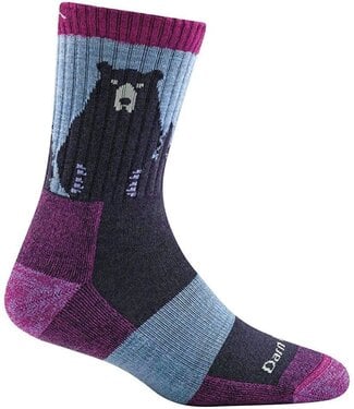 Darn Tough Darn Tough Women's Bear Town Micro Crew Light Cushion Hiking Sock - 1970W