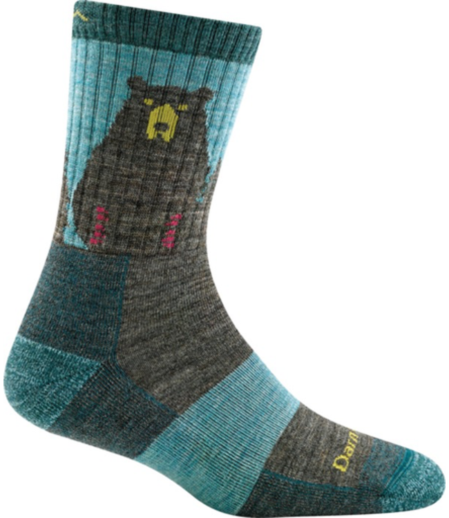 Darn Tough Darn Tough Women's Bear Town Micro Crew Light Cushion Hiking Sock - 1970W