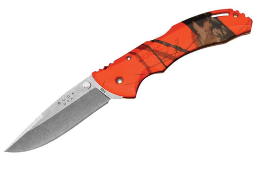 Buck Knives Bantam Mossy Oak Blaze Orange Camo 3 5/8” Blade Length