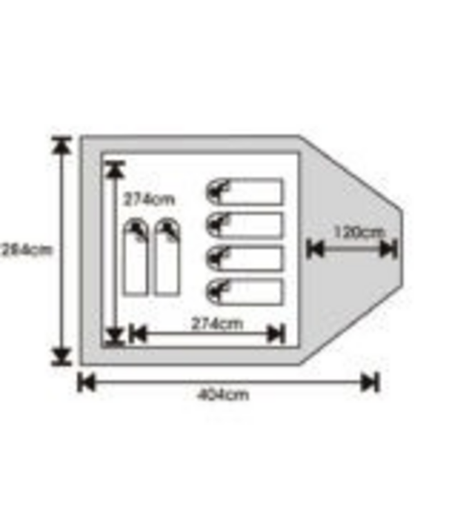 Hotcore Hotcore Discovery 6 Person Tent