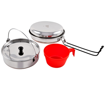 Chinook Ridgeline Stainless Solo Mess Kit/ Cook Set