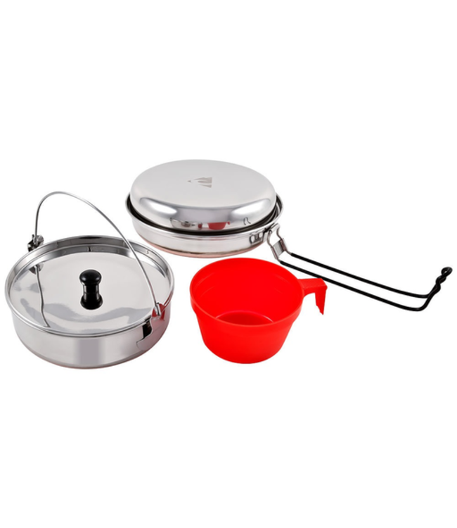 Chinook Chinook Ridgeline Stainless Solo Mess Kit/ Cook Set