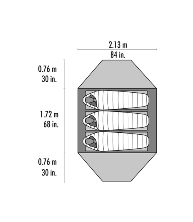 MSR MSR Elixir 3 Backpacking Tent V2