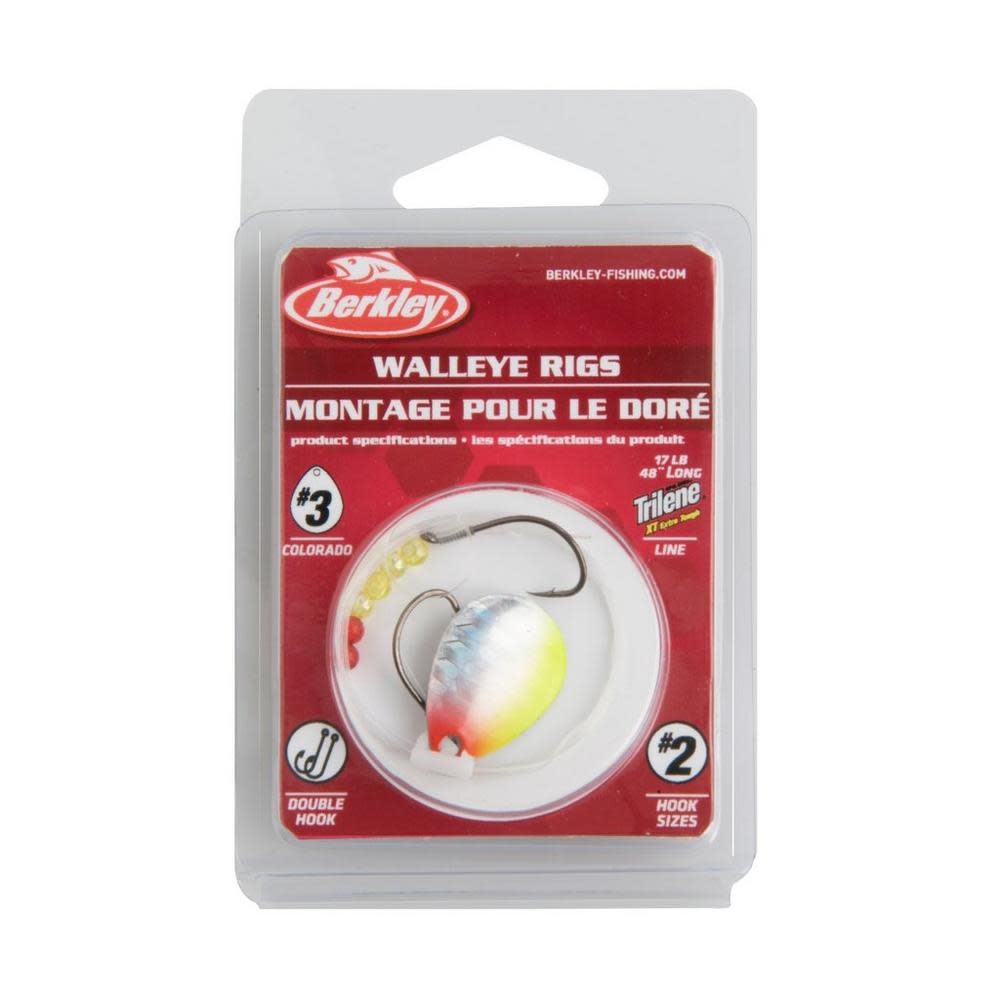  Berkley® Walleye Rig - Colorado, Firetiger, Front 2