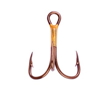 Eagle Claw Bronze Treble Hook 5pk